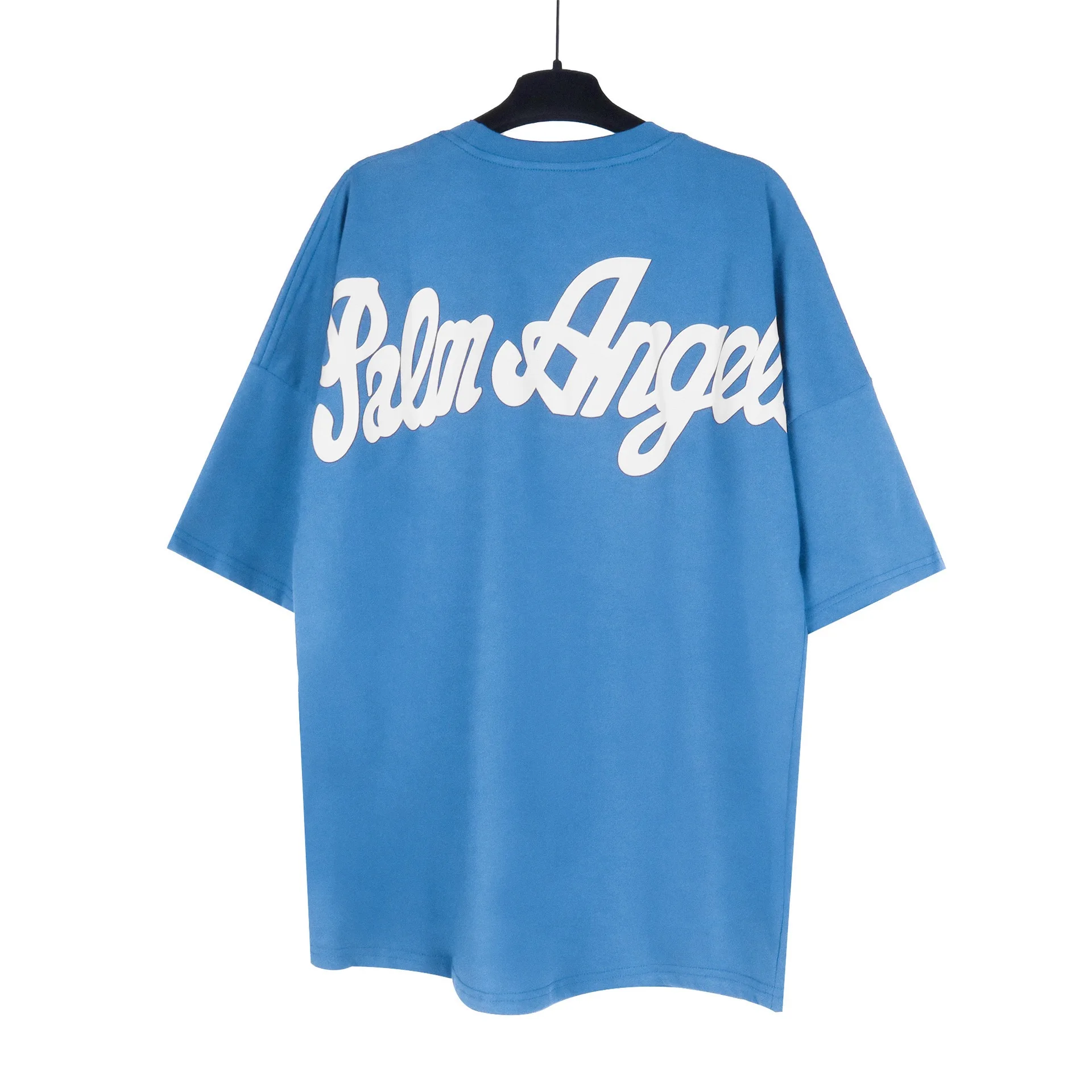Custom Logo 2024 PA Severed Head Bear T-shirt Palm Tree High Street Hipster Bat Sleeve Back Big Logo Letter T-shirt