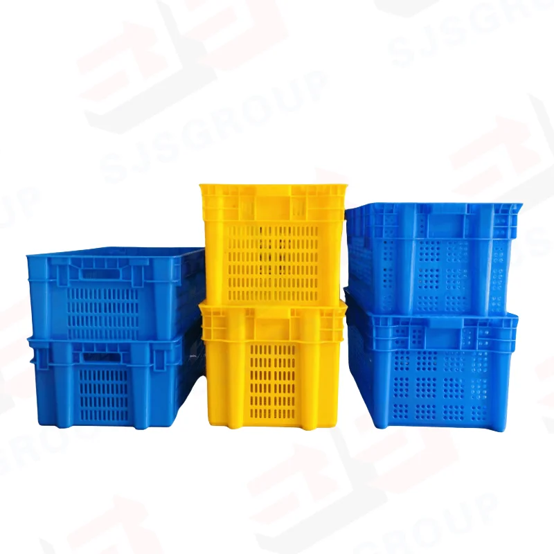 heavy duty Crates manufacturer Plastic storage basket crates for fruits and vegetables plastic storage turnover box crates