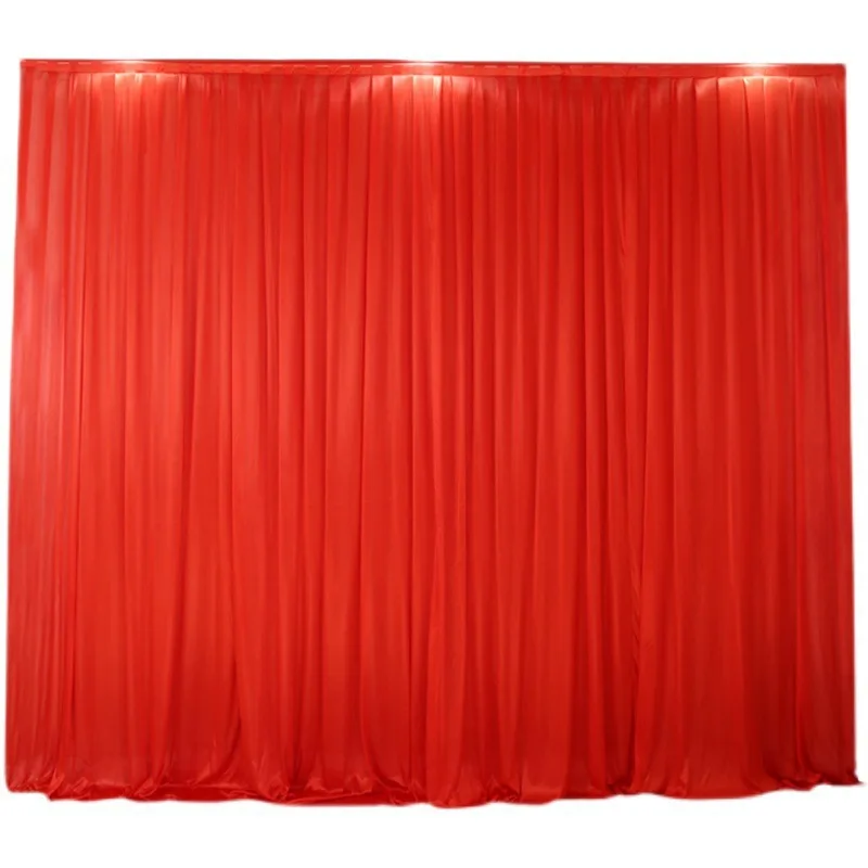 Ice silk 3*3m wedding backdrops white red blue stage background decoration wall wedding birthday party curtain backdrop cloth