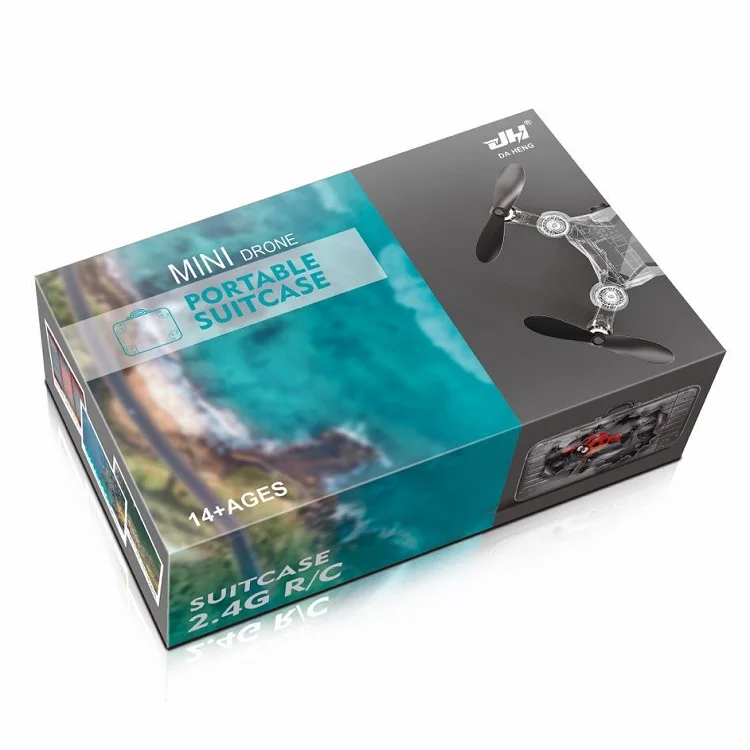 New design luggage controller 2.4G mini RC quadcopter WIFI video headless mode mini drones with camera