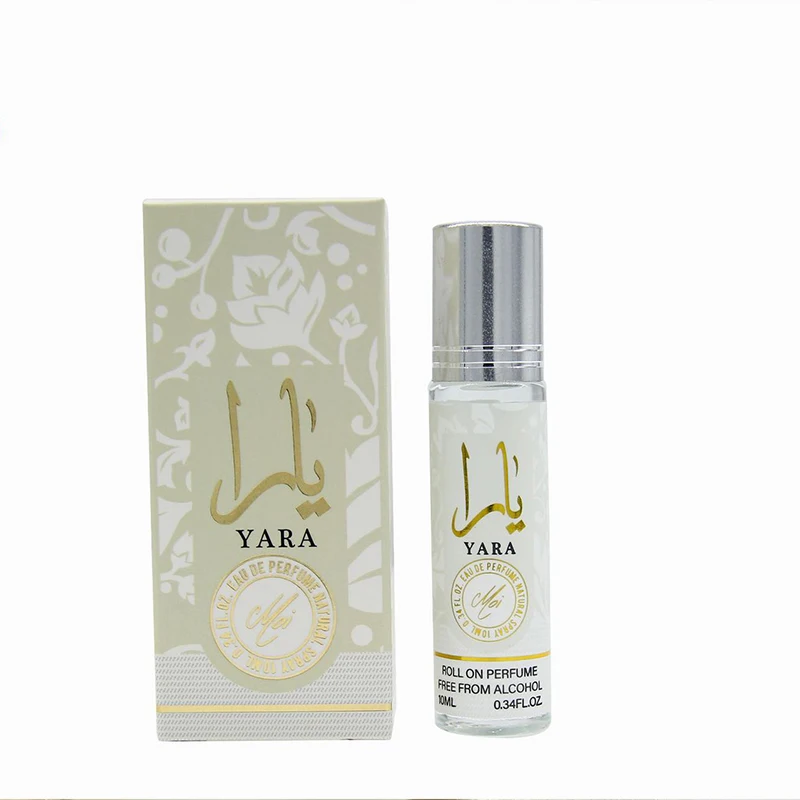 wholesale High quality 10ml Mini arabic Roll On perfumes Dubai Men And Women Essential Oil lasting fragrance