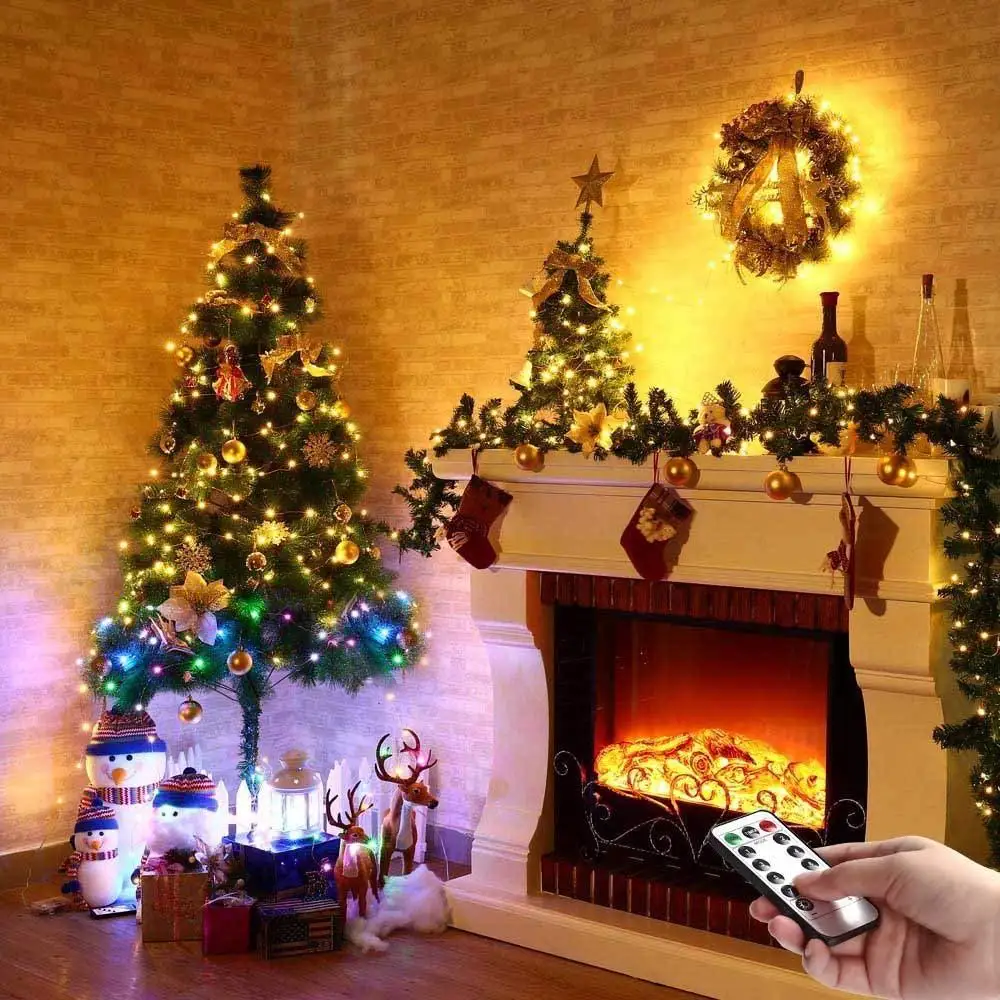 twinkly smart christmas tree lights controller 12m USB plug remote control led Christmas decoration