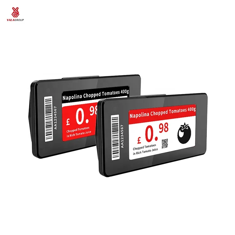 YalaTech ESL 3 Colors Eas System Electronic Paper Tag Supermarket Price Tag 2.13 inch