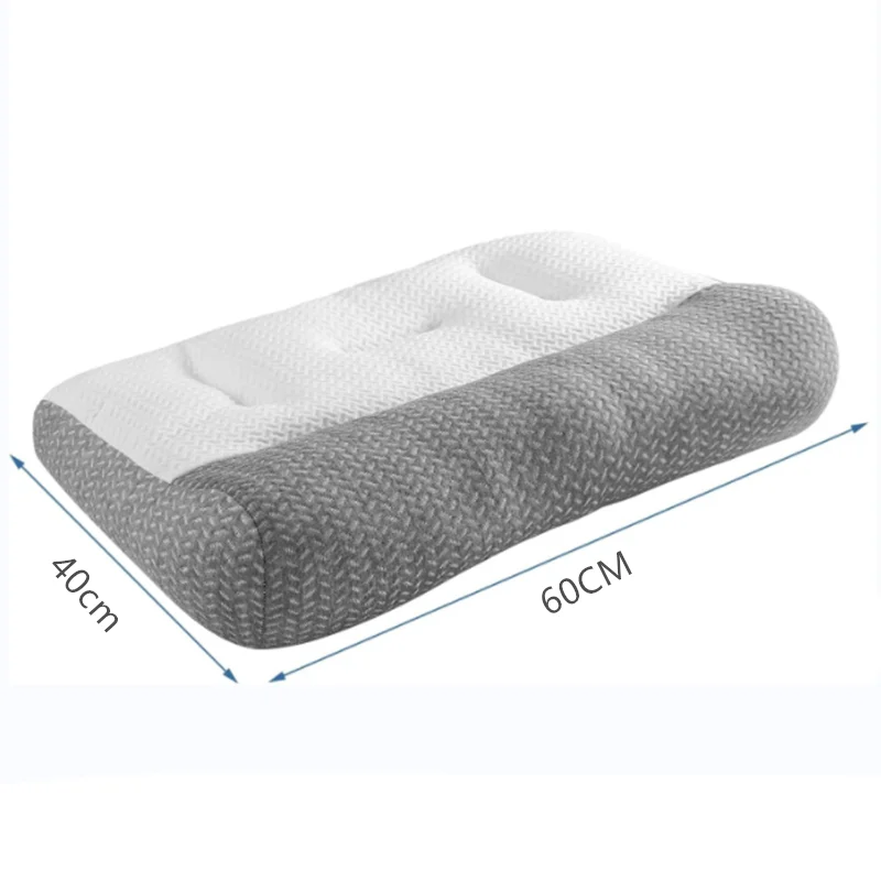 Ergonomic Sleeping Pillow for Neck Pain with adjustable Height Microfiber Soybean Fiber Orthopedic Bed Pillow for Healthy Sleep
