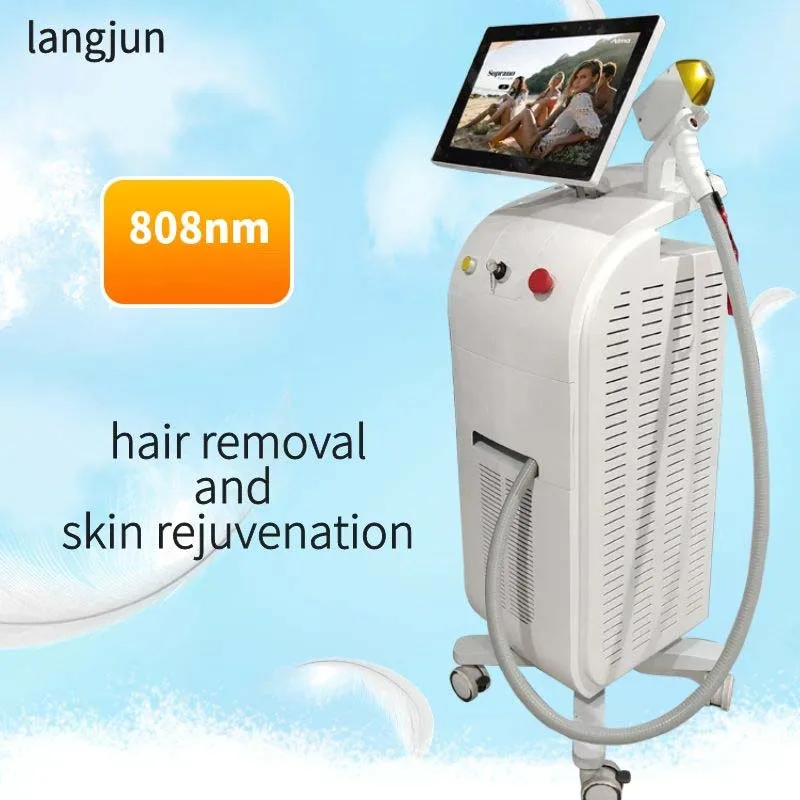 2024 New Technology And Best Selling 1200W-2400W Big Power Hair Removal Machine 3 Waves 1064 755 808