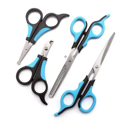 
Multifunction 5-piece set Pet cleaning kit Hairy nails scissors dog grooming set 