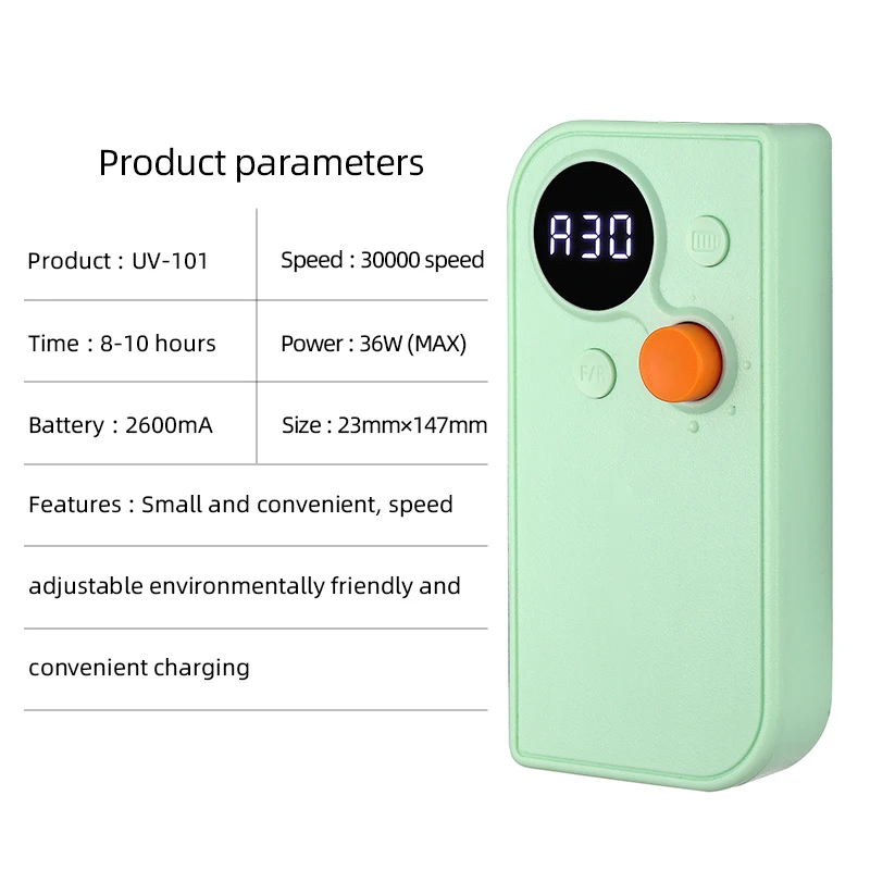 Electric Nails File Drill Manicure Pedicure Machine Naildrill Supplie Nails Salon Profession Products Oxxi Rechargeable 30000RPM