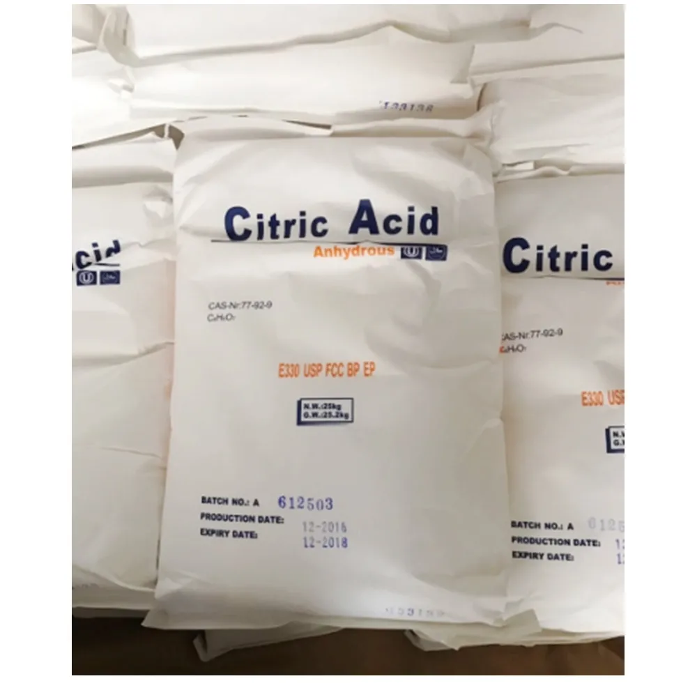 weifang bulk ttca  citric acid anhydrous citric acid monohydrate  ensign food grade china price