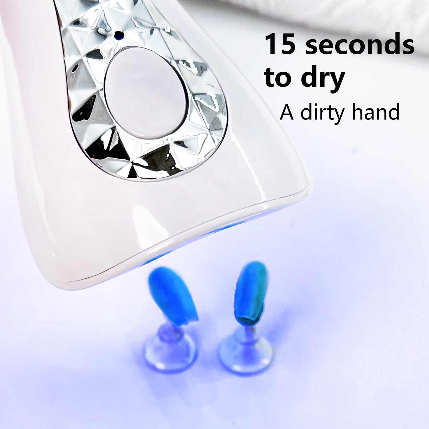 Handheld Portable Nail Lamp Rechargeable Finger Tip Nail Lamp UV Led Professional Cure for Nail Art