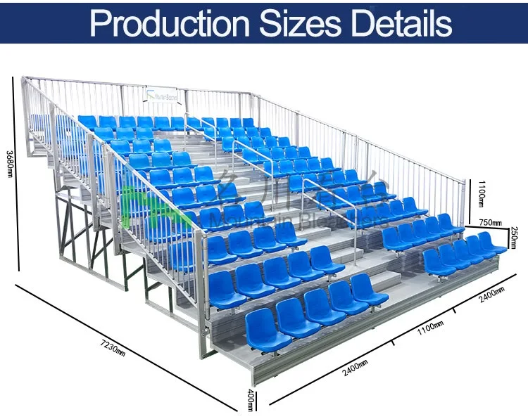 High Standard Stadium Chair Bleacher Seat GYM Sport Bleacher Seating