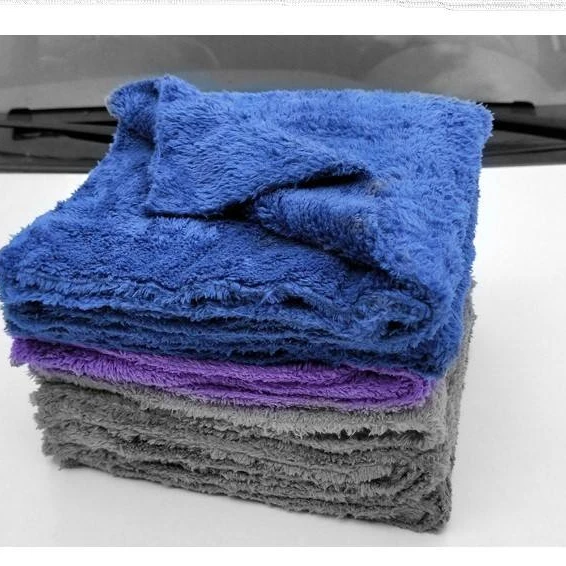 Microfiber Cleaning Cloth Car Wash Towel Eco Material Kitchen Hotel Micro Fiber Square Absorbent Quick Drying Cleaning Towel