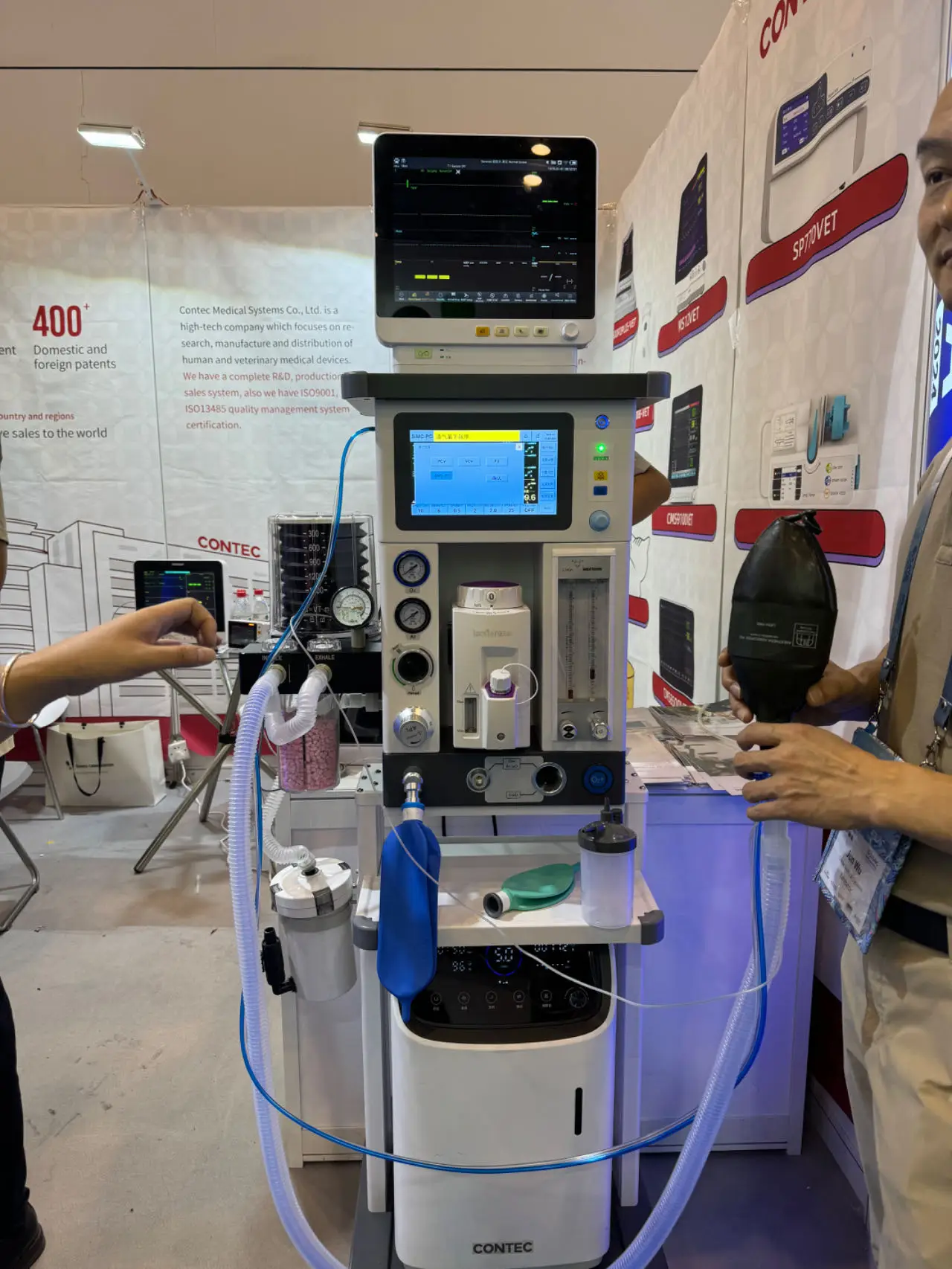 Respiratory anesthesia system monitoring surgery Clinic anesthesia medical equipment Veterinary instrument anesthesia machine