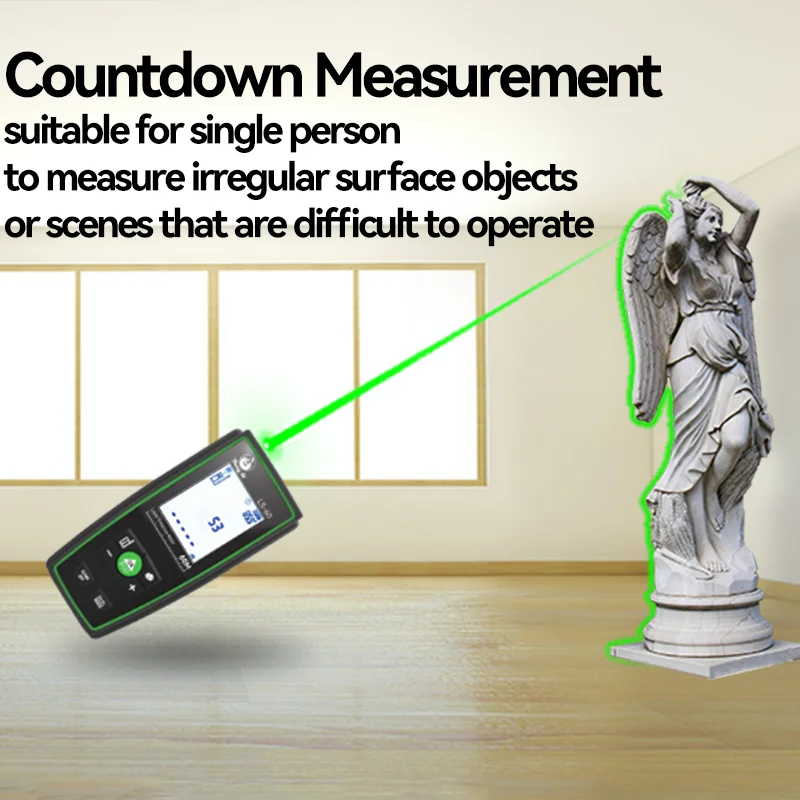 High Standard Wholesale LCD Display Green Laser Distance Meter 0-60m