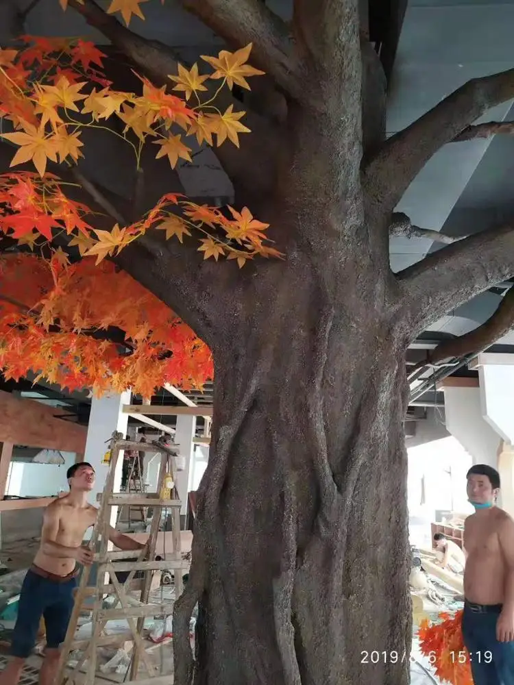 Artificial maple tree 3.5m autumn tree Japan Canada export big tree indoor outdoor plant