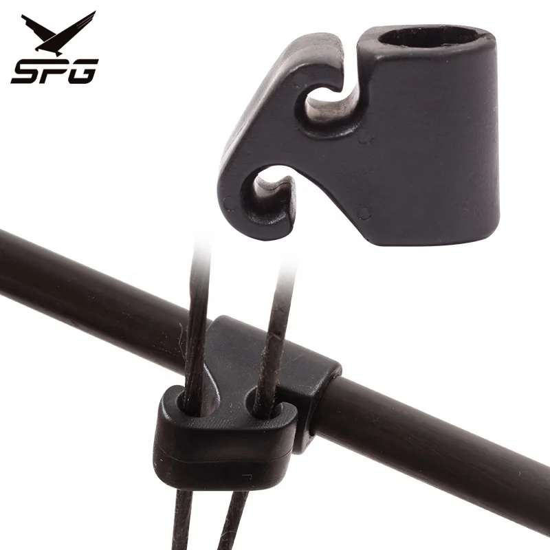 SPG Archery Bowstring Separator Compound Bow String Distributor Plastic Cable Slide Outdoor Hunting Adjustable Accessories