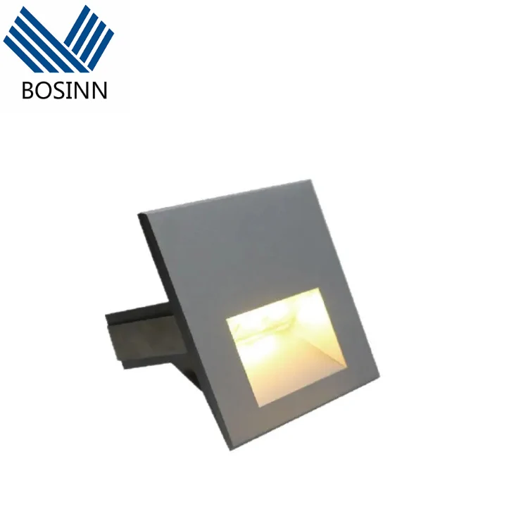Deck Recessed Step Lights Rectangle Wall Mount Stair Lamp Pattern Landscape Lighting Patio Corner