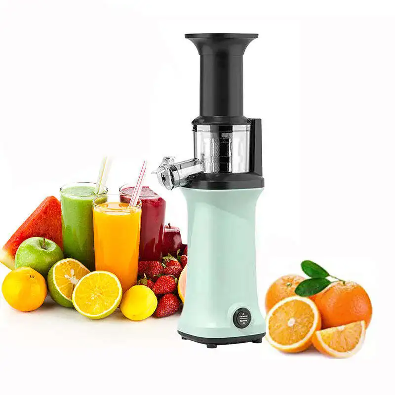 Household automatic mini fruit juicer portable electric orange juicer extractor multi-function kitchen plastic slow fruit juicer