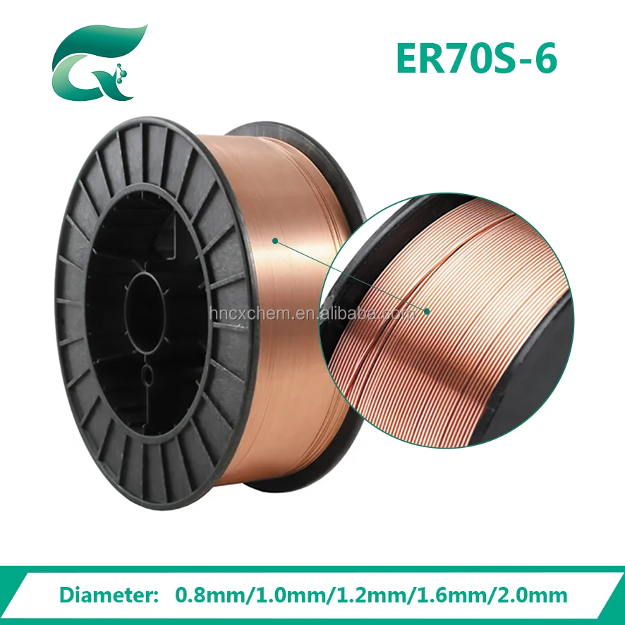 China Factory Direct Sale Welding Wires MIG CO2 Solder Wire Copper Coated Welding Wire ER70S-6 5KG 15KG/Spool