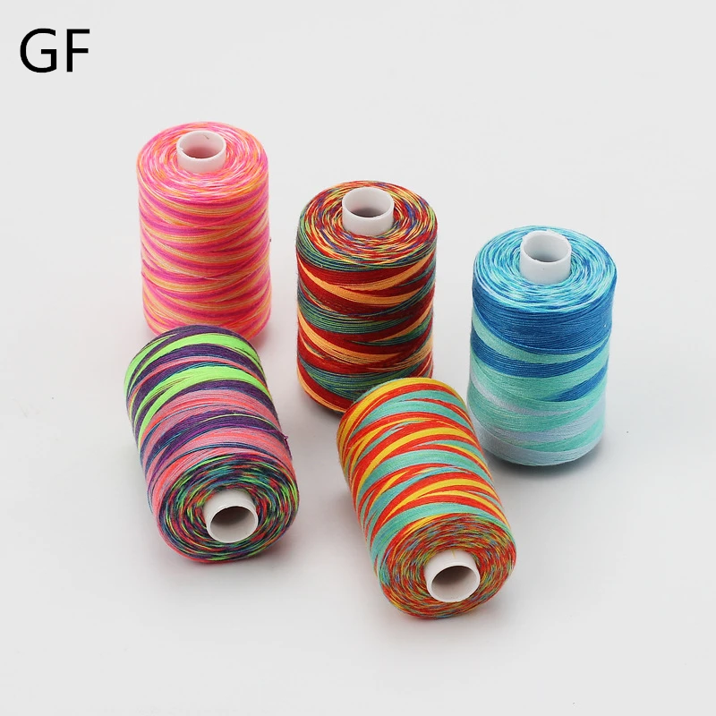 Wholesale Household 1000yards Per Spool Sewing Machine Thread  402  Colorful 100% Polyester Thread For Sewing