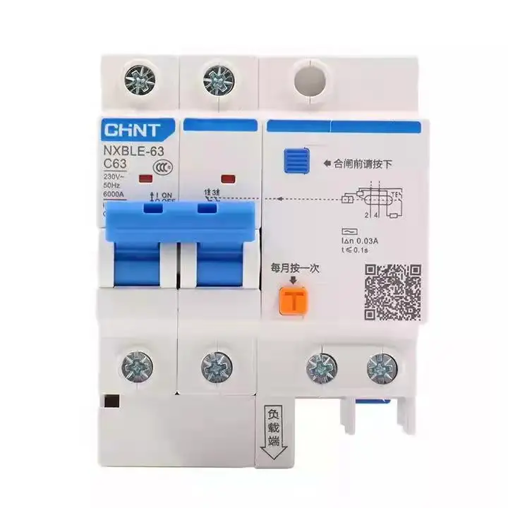 CHNT NXBLE-32 3P+N 32A 30mA 6kA RCBO Residual Current Operated Circuit Breaker