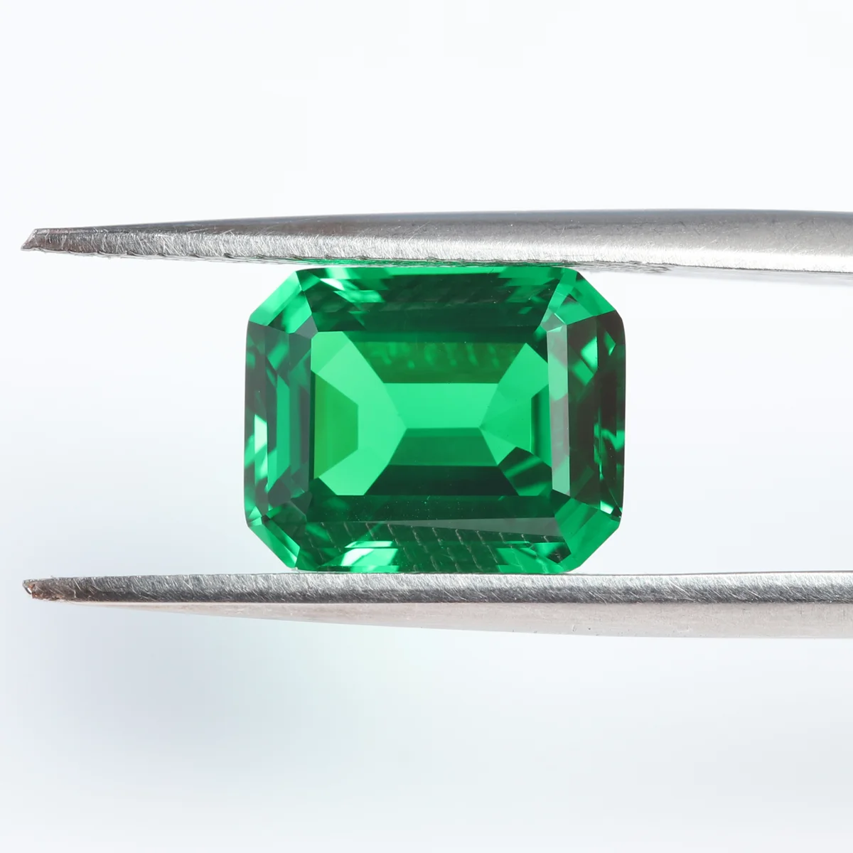 Wholesale Lab Grown Emerald Colombia Emerald Cut Gemstone Synthetic  Loose Stones Emerald