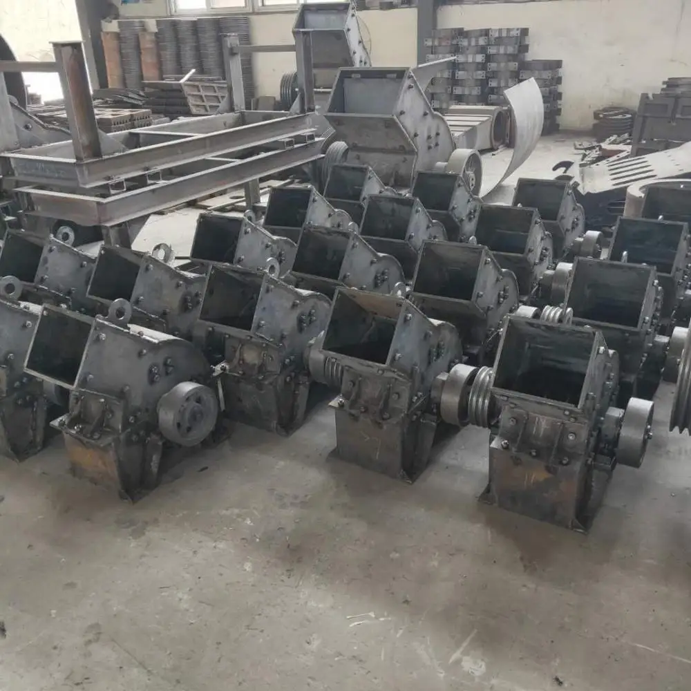 Manual stone crusher  machine rock crushing machinery stone hammer mill crusher