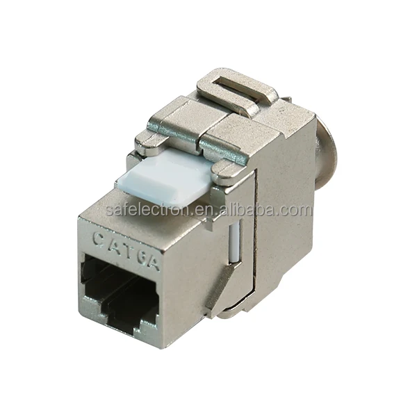 Cat5e Cat6 Keystone Factory FTP 180 Degree Keystone Toolless Decently Quality RJ45 Female Keystone Jack