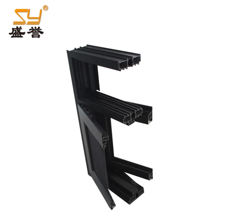  high quality 6063 6060 windows and doors frame aluminum alloy extrusion