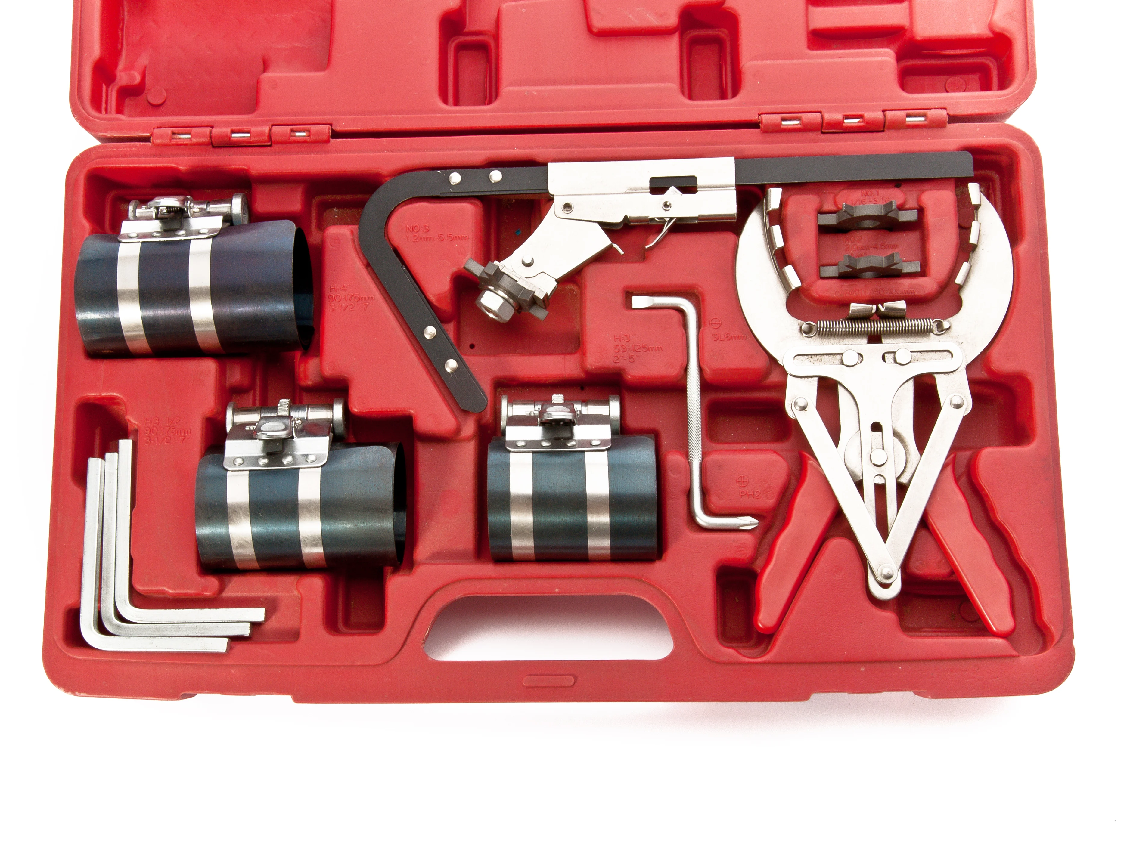 Piston Ring Service Automotive Engine Repairing Compressor Tool Set for Cleaning Pre-stressing