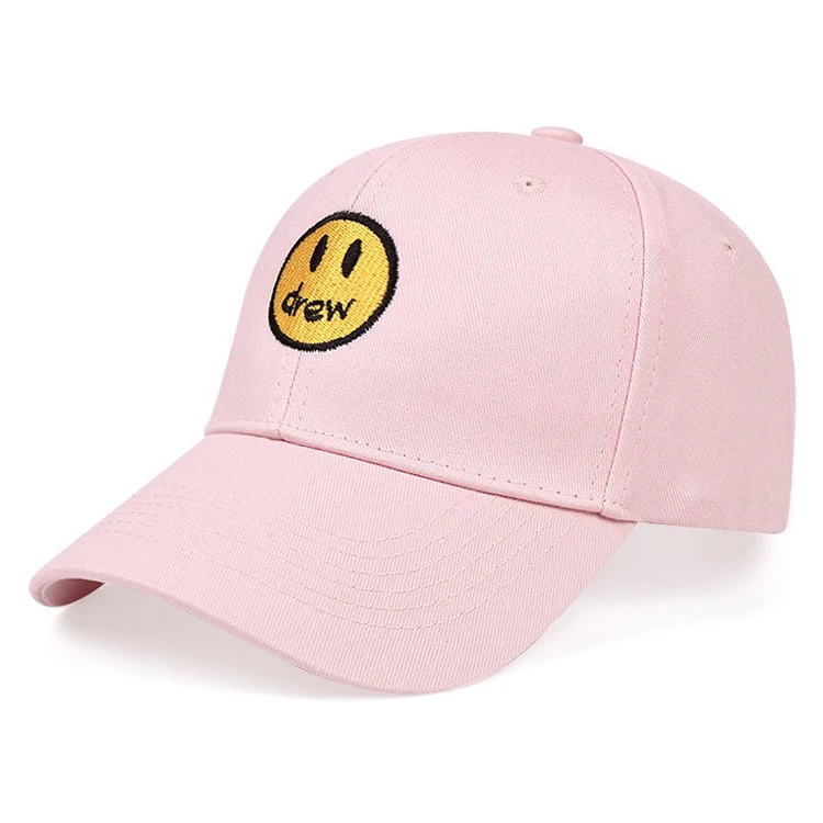 Unstructured 6 panels dad hats with cotton material custom embroidery logo caps