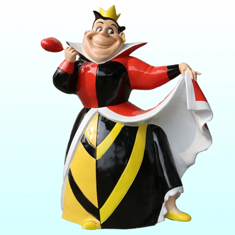 Поддержка персонализированного украшения тематического парка, мультяшный персонаж из большого стекловолокна, скульптура принцессы