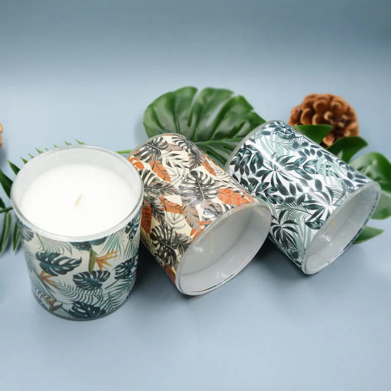21 Years Candle Manufacture Hot Sale Customized Logo Paraffin Wax Soy Wax Scented Glass Jar Candles Scented Jar Glass Candle