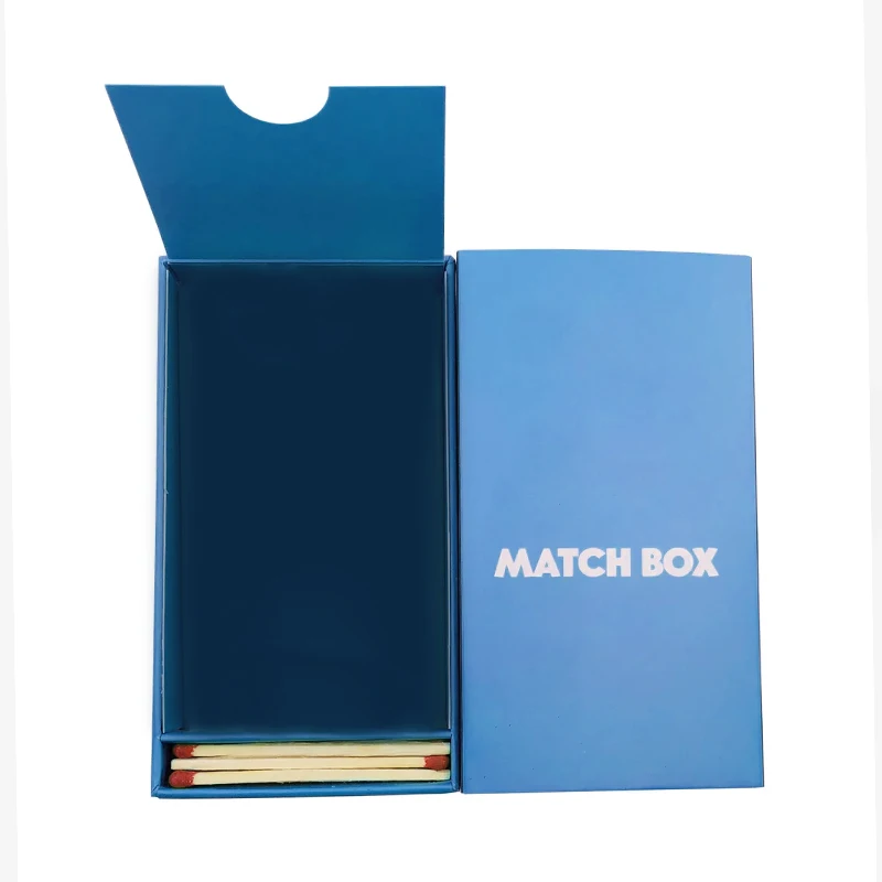 Luxury custom LOGO color matches Long pole Matchbox With Wooden bulk sales matchbox customized match empty boxes