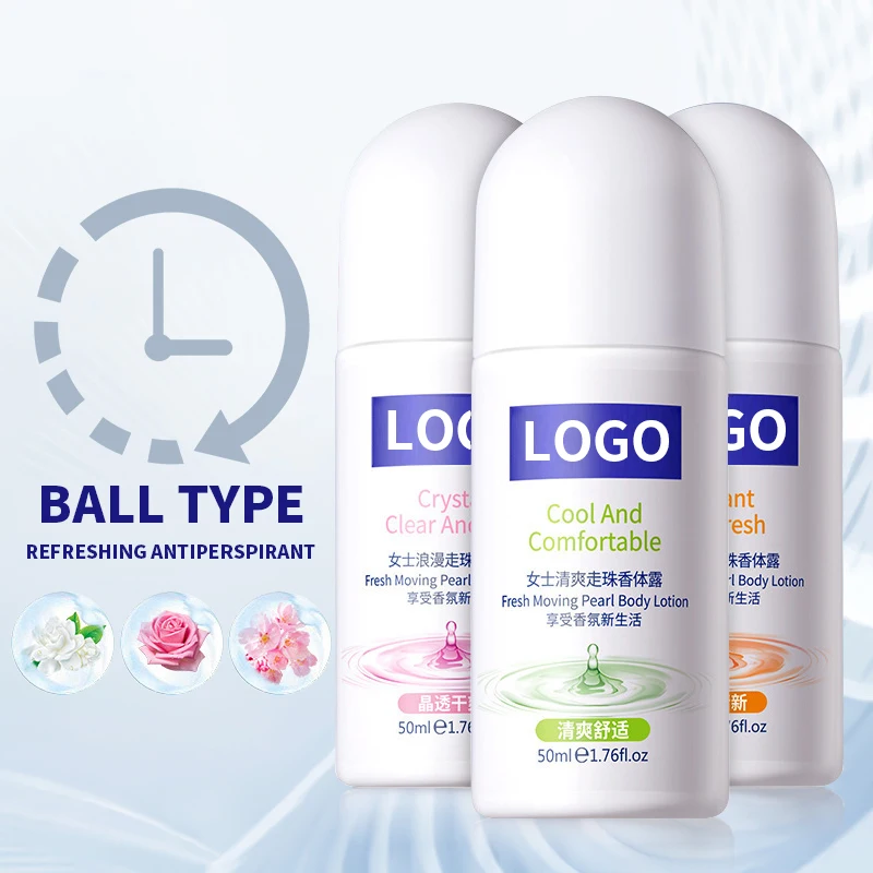 Wholesale Natural Aluminum Free Vegan Organic Deodorant Antiperspirant, Unisex Underarm Roll On Body Deodorant