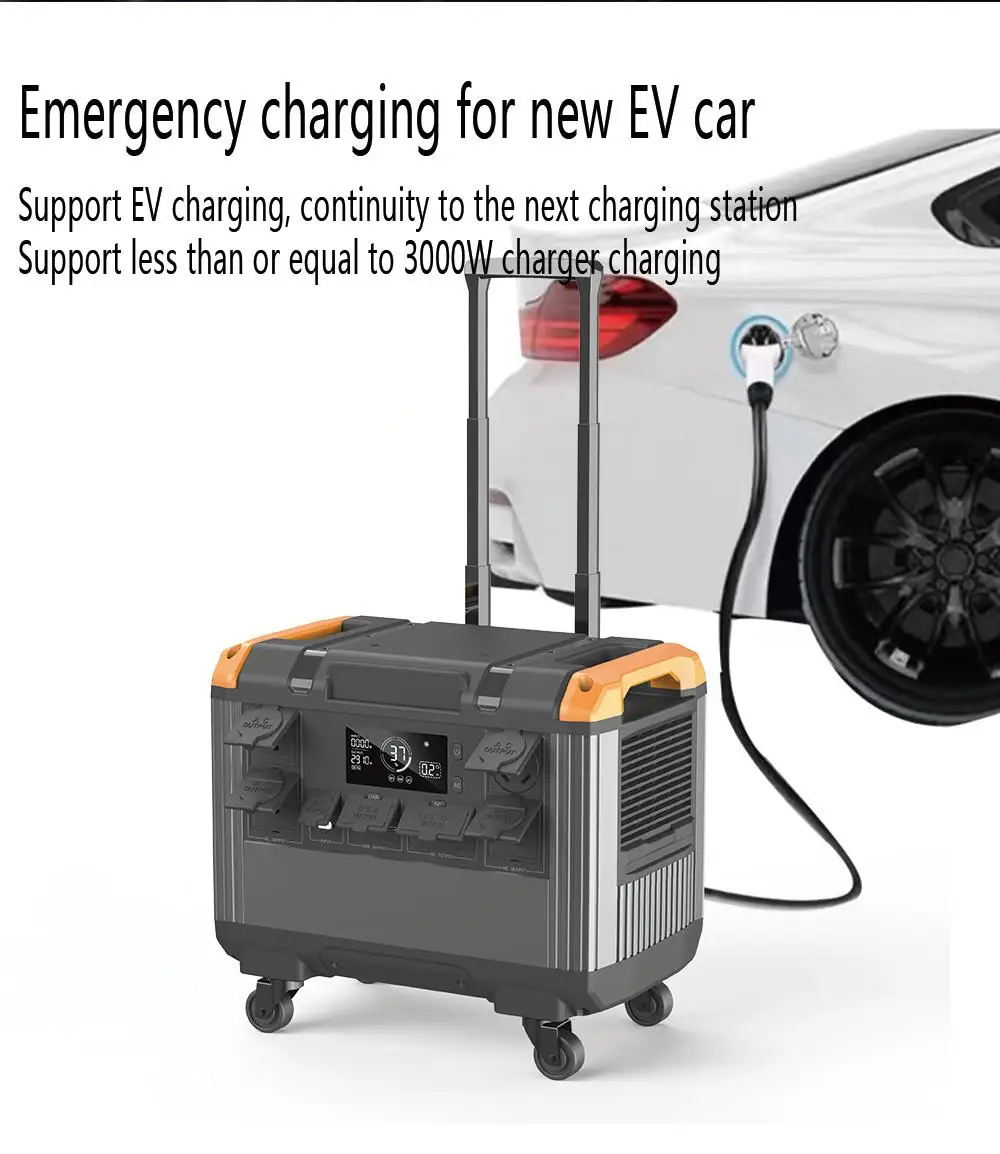 Manufacture portable power station3000w generator with good service