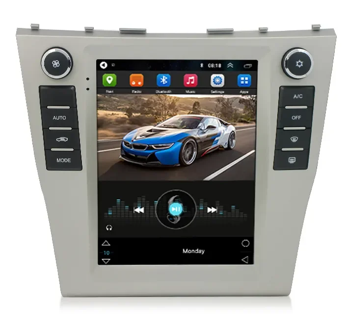 Android 9.7inch Tesla Vertical Full Touch Screen Car Stereo GPS Navigation Car Radio Audio Player for Toyota Camry 2006-2011