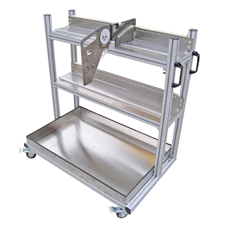 Hot sale Stainless steel CP feeder cart storage cart for samsung hanwha