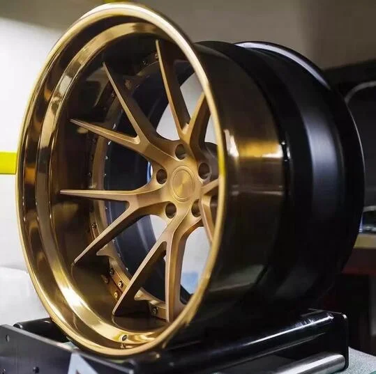 Глубокая губа под заказ 6061T6 автомобильный кованый сплав колесо 3 pc кованый обод