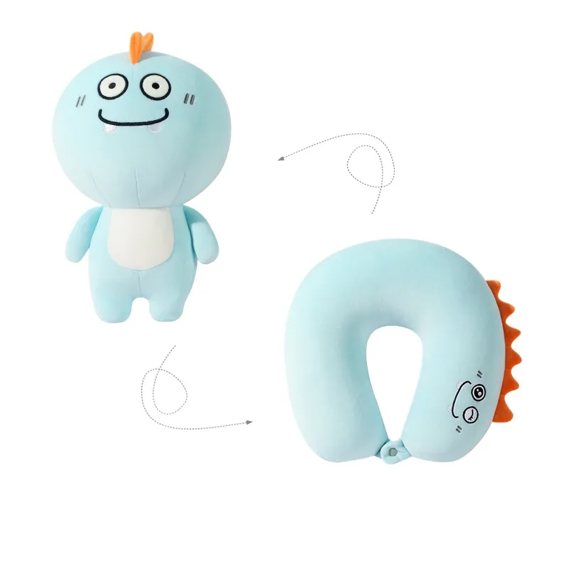 Animal Series foam particles slow rebound dual-use u-shaped travel neck pillow