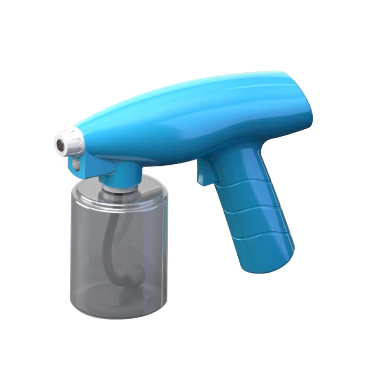 
350ML Rechargeable nano spray gun atomizing blue custom black spray nano gun, nano mist gun spray 