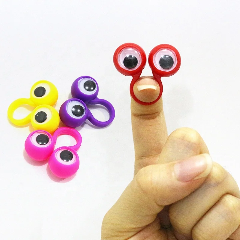 Eye Monster Finger Puppets Kids Learning Finger Toys Party Favor Classroom Rewards for Kids Easter Bucket Stuffers Fillers