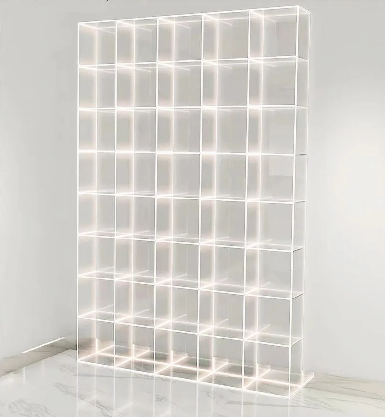 LED-Lit Acrylic Display Case acrylic Event Stage Display Racks
