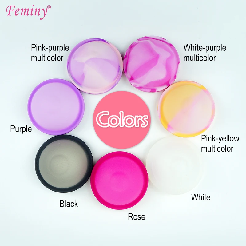 Wholesale Medical Grade Silicone Menstrual Disc Reusable Feminy Menstrual Disc With Box