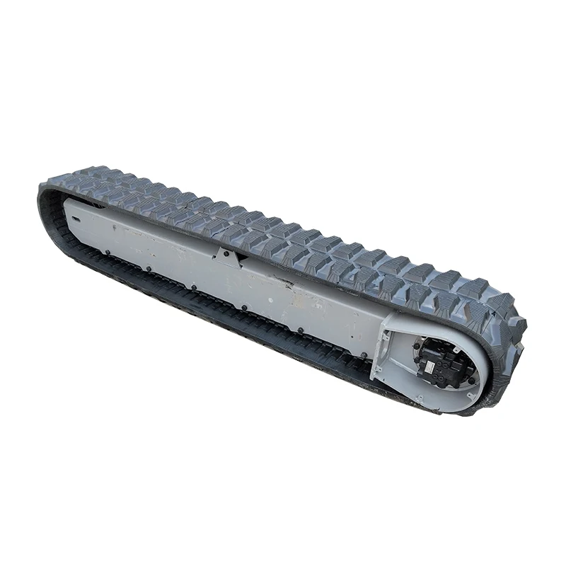 Rubber Steel Track Chassis Rubber Track Undercarriage Chassis for Mini Crawler Excavator