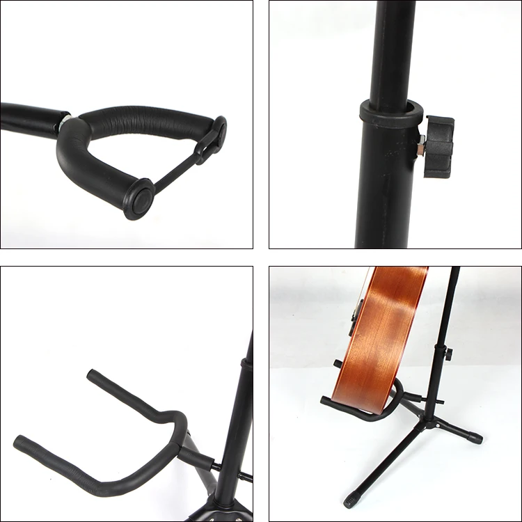 J-31 Wholesale OEM Acoustic Guitar Accessories Triple Guitar Stand Floor Stand For Multiple Guitars