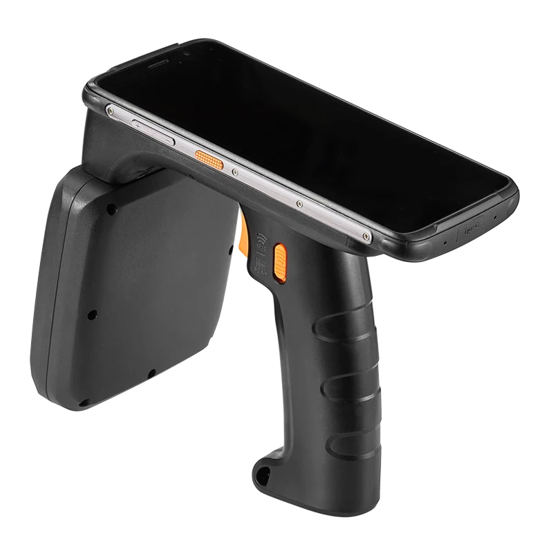 New 860 960 mhz uhf rfid scanner waterproof multi tag iso18000 impinj r2000 jewelry management uhf handheld scanner reader