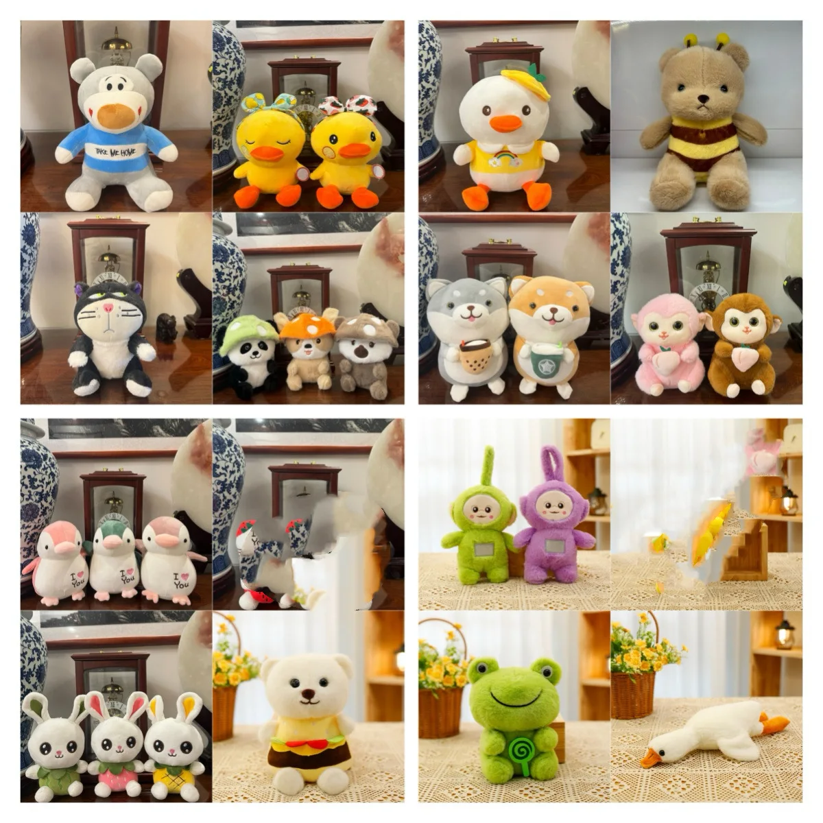 Boutique 8inch Plush Wedding Throw Doll Soft Stuffed Cartoon Toys mini plush toy for claw machine plush animal toy