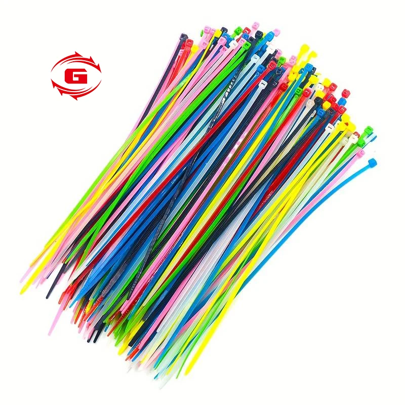 China supplier nylon 66 pa 66 material plastic nylon cable tie supplier cable clamp strap wraps