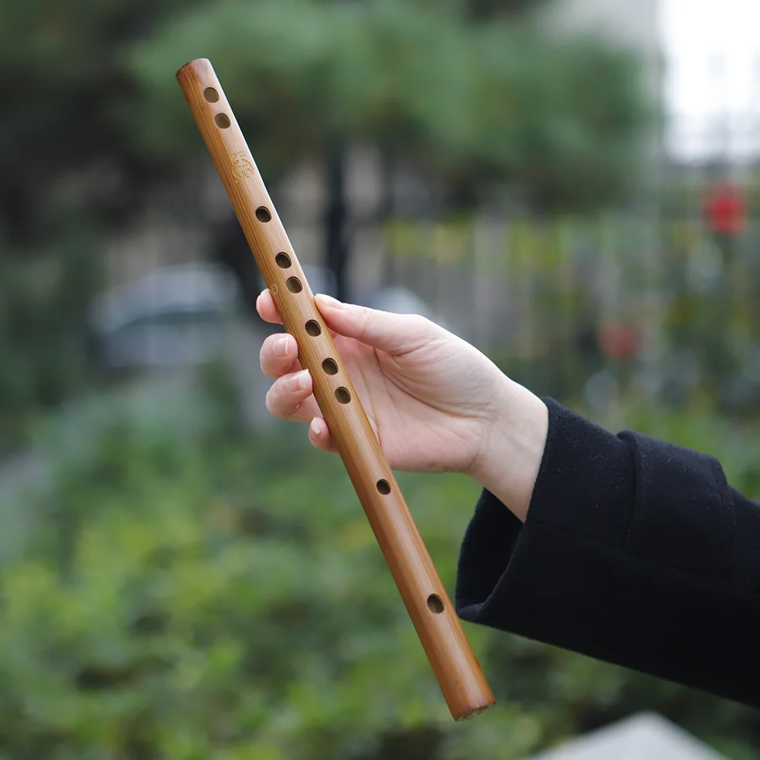 Piccolo Bamboo Flute C D E F G Tone Piccolo Traditional Chinese Woodwind Musical Instrument Wooden Vertical Flute Music Gifts