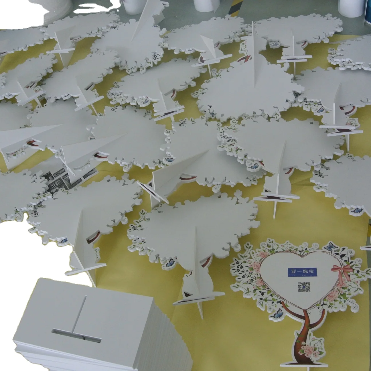 Counter Cards digitally printed  on pvc   foam board